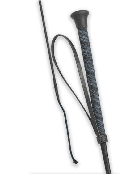 Fleck Dark Blue Riding Crop Whip