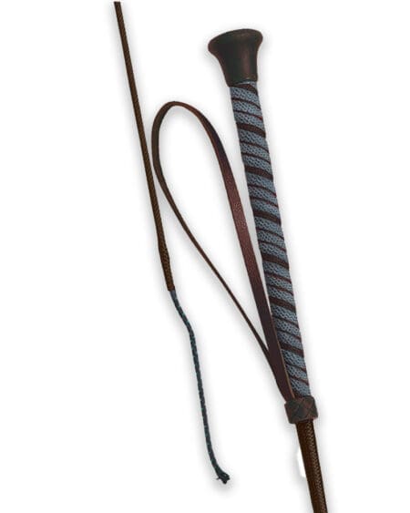 Fleck Dark Brown Riding Crop Whip