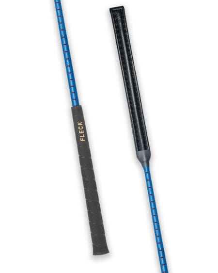 Azur Blackberry striped showjumping whip