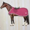 Mattes Fleece Rug with Saddle Cutout Pink