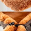Mattes Luxury Sheepskin Dog Bed Cognac