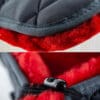 Mattes Luxury Sheepskin Dog Bed Red 1
