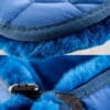Mattes Luxury Sheepskin Dog Bed Royal Blue 1