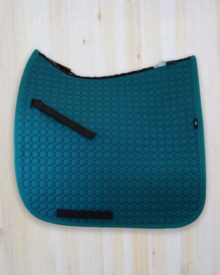 teal dressage saddle pad