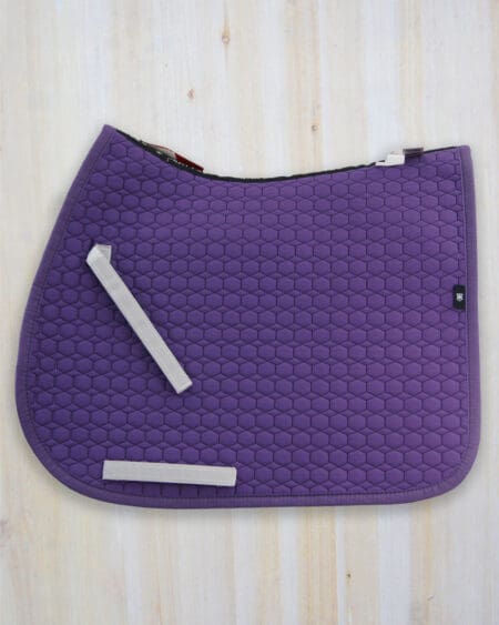 Mattes violet saddle pad all purpose medium sized
