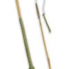 Olive Leather Bamboo Horse Schooling Whip