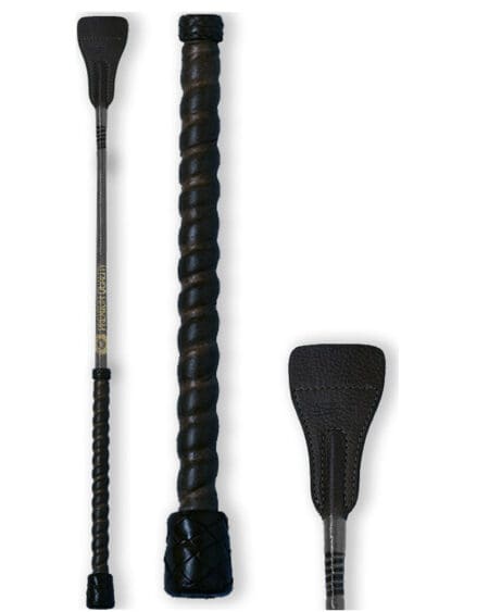 Black Horse Jumping Whip