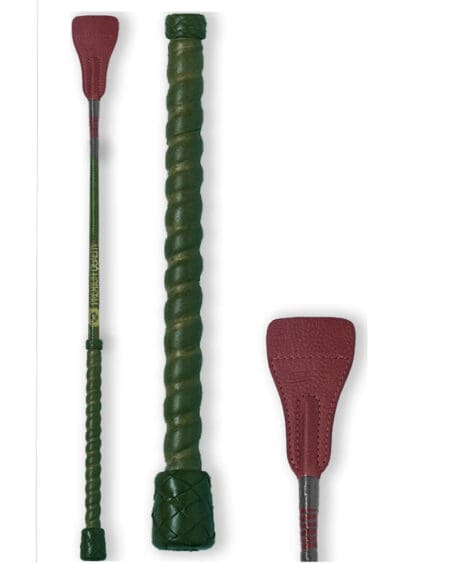 Green Horse Jumping Whip