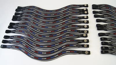 Pink Equine Sponsors Mounted Games Team USA 3 Sponsoring Team USA Browbands