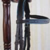 Pink Equine Atlantic Blue Crystal Bridle Pony Flash Browband