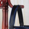 Pink Equine Black Royal Blue Padded Bridle Crown Part