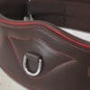 Pink Equine Ergonomic Girth Brown Red 135cm Close Up