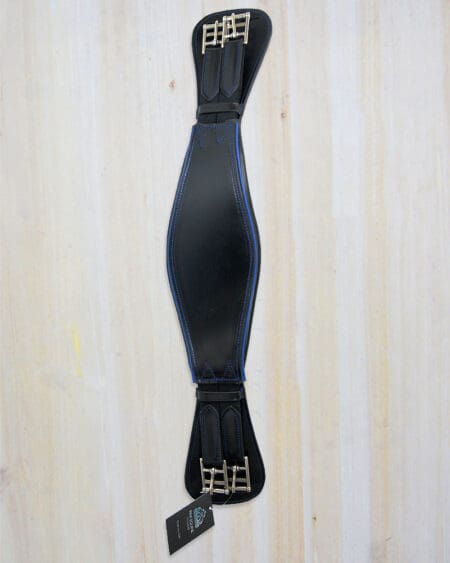 Pink Equine Leather Dressage Girth Royal Blue 65cm
