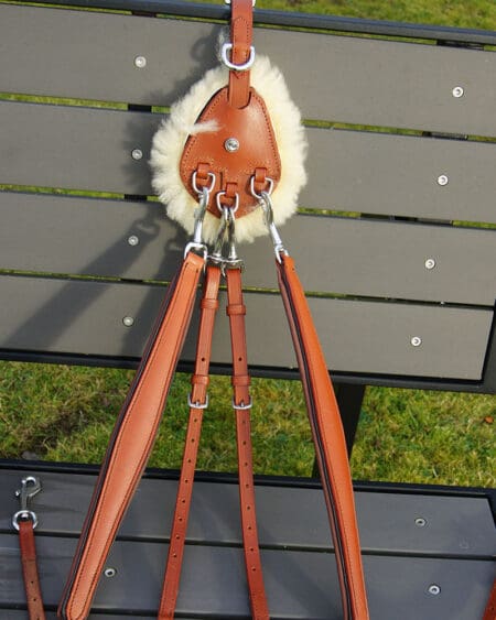 Pink Equine Leather Headcollar DSC02977