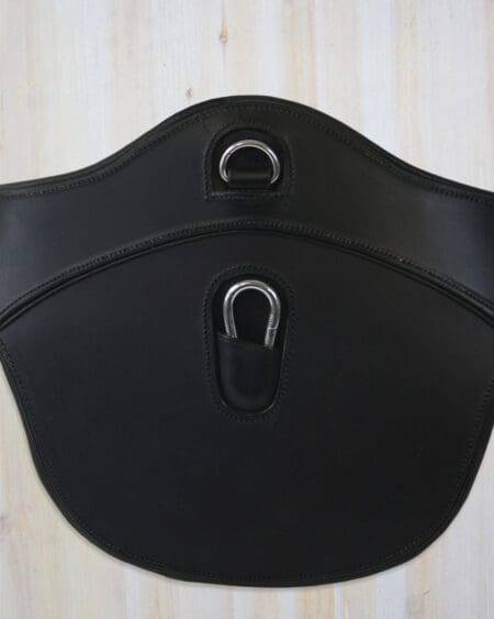 Pink Equine Stud Girth Black Close up