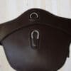 Pink Equine Stud Girth Brown Close up