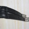 Pink Equine Stud Girth End Top Side Teal Stitching