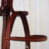 Pink Equine Tan Black Padded Bridle Browband