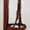 Pink Equine Tan Black Padded Bridle Noseband