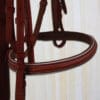 Pink Equine Tan White Crystal Bridle Full Noseband