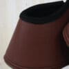 Sport Leather Bell Boots Full Tan with Black Stitching Close Up
