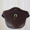 Sport Leather Stud Girth Brown Purple