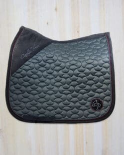 HKM Cavalli Puri Saddle Pad - Dressage - Dusky Grey - Full
