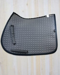 Mattes Grey Saddle Pad - All Purpose - Medium size