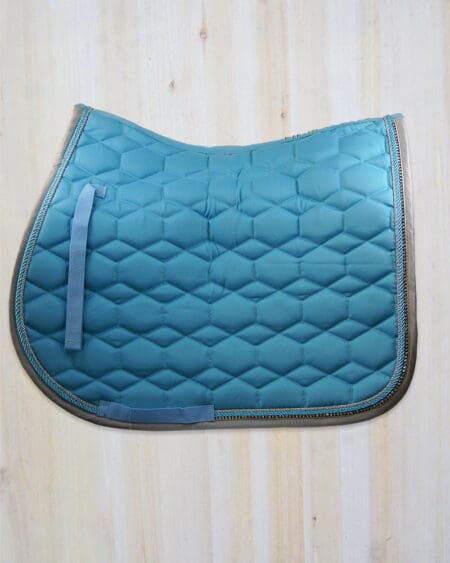 HKM Diamante Saddle Pad All Purpose Baby Blue