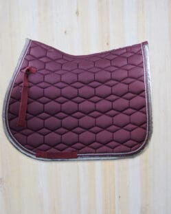 HKM Diamante Saddle Pad - All Purpose - Dusky Pink - Full