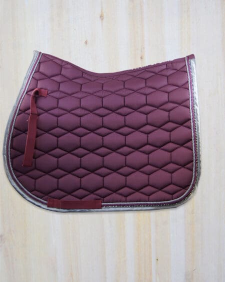 HKM Diamante Saddle Pad All Purpose Dusky Pink