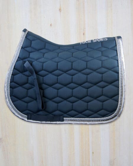 HKM Diamante Saddle Pad All Purpose Grey