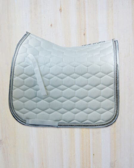HKM Diamante Saddle Pad Dressage White
