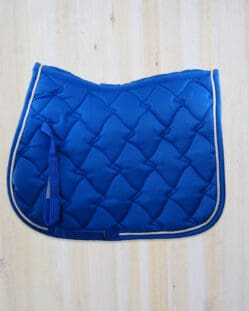 HKM Saddle Pad - All Purpose - Royal Blue - Pony