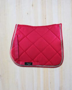 HKM Saddle Pad - All Purpose - Hot Pink - Shetland