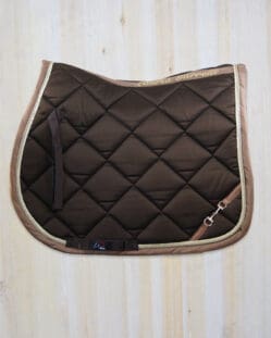 Lauria Garrelli Golden Gate Saddle Pad - All Purpose Brown - Pony
