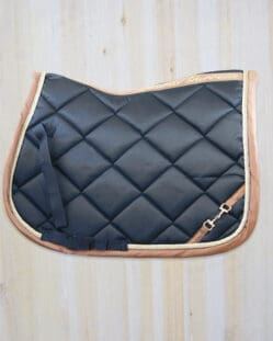 Lauria Garrelli Golden Gate Saddle Pad - All Purpose Grey - Pony