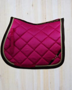 Lauria Garrelli Golden Gate Saddle Pad - All Purpose Hot Pink - Full