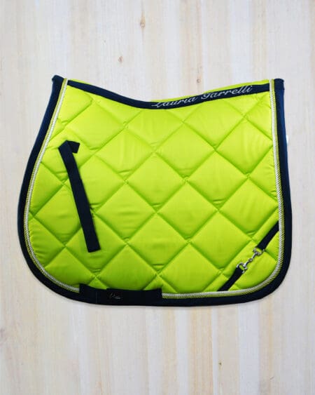 Lauria Garrelli Saddle Pad All Purpose Lime Green