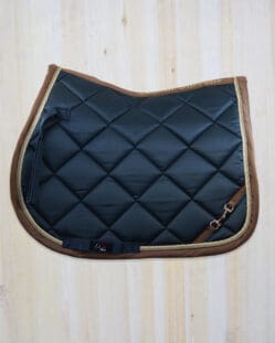 Lauria Garrelli Golden Gate Saddle Pad - All Purpose Navy - Pony