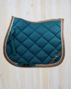 Lauria Garrelli Golden Gate Saddle Pad - All Purpose Petrol - Pony