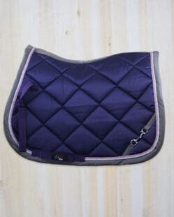 Lauria Garrelli Golden Gate Saddle Pad - All Purpose Purple - Full