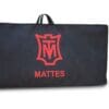 rear view of saddle pad bag