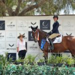 Maria Chinn and Mattes saddle pad and matching ear bonnet