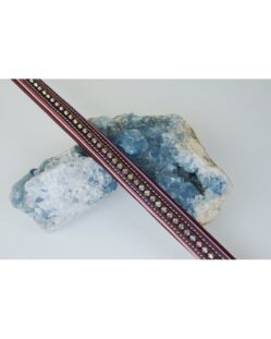 Cob Size - Sport Swarovski Crystal Browband - Dark Tan with Baby Pink/Crystal AB