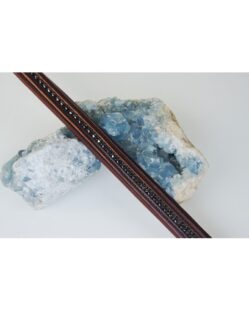 Cob Size - Sport Swarovski Crystal Browband - Dark Tan with Black/Jet