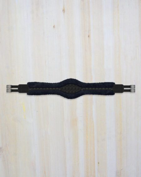 Mattes Cotton Anatomic Sheepskin Girth 125cm - Black 1 Cotton Anatomic 125cm Black