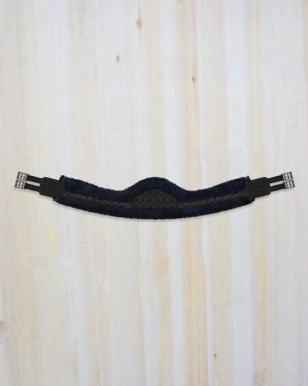 Mattes Cotton Crescent Sheepskin Girth 120cm - Black 1 Cotton Crescent 120cm Black