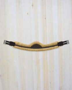 Mattes Cotton Crescent Sheepskin Girth 135cm - Brown Natural