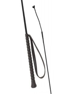 Fleck Rubber Handle Horse Whip Crop